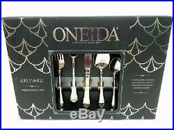 Oneida Julliard 45 Piece Flatware Set Service for 8 18/10 Stainless Steel New