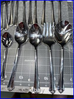 Oneida Julliard Cube Heirloom Stainless Flatware Lot of 64 pieces