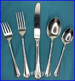 Oneida Julliard Cube Stainless Glossy Flatware 20 Piece Service Set for 4 VGUC