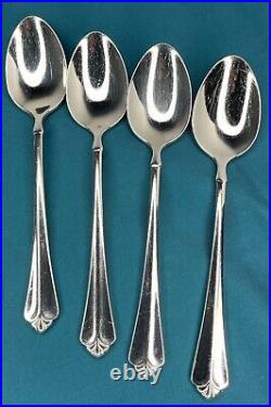 Oneida Julliard Cube Stainless Glossy Flatware 20 Piece Service Set for 4 VGUC