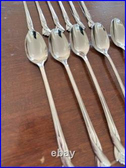 Oneida KATRINA Stainless Bouquet of Flowers Flatware 6 Place Setting 65 Pc