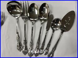 Oneida Kennett Square Distinction Deluxe Stainless Flatware Set Of 55 Pieces WOW