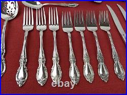 Oneida LOUISIANA Community Stainless Flatware 20Pcs Forks Spoons Steak Knives+