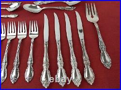 Oneida LOUISIANA Community Stainless Flatware 20Pcs Forks Spoons Steak Knives+