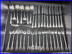 Oneida LTD 1881 Rogers BITTERSWEET REPOSE Stainless Flatware 39 Piece Set