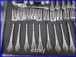 Oneida LTD 1881 Rogers BITTERSWEET REPOSE Stainless Flatware 39 Piece Set