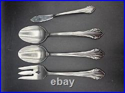 Oneida LTD 1881 Rogers BITTERSWEET REPOSE Stainless Flatware 39 Piece Set