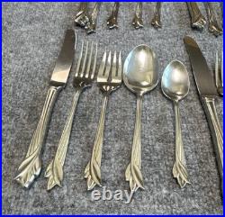 Oneida Leander Stainless Service For 8, 9 Piece Serving Set And More 58 Pieces