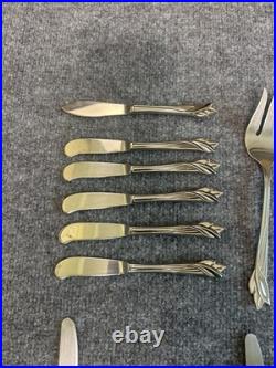 Oneida Leander Stainless Service For 8, 9 Piece Serving Set And More 58 Pieces