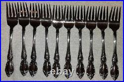 Oneida Louisiana Community Stainless Flatware lot 40 Serving Spoons Forks Knives