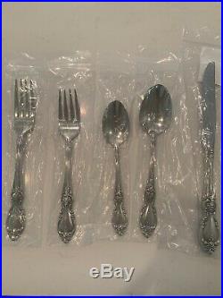 Oneida Louisiana Stainless Flatware, 8 5-Piece Place Settings (Set Of 40 Total)