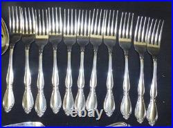 Oneida Ltd. Strathmore 64pc Set Stainless Flatware Deluxe