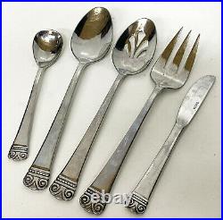 Oneida MELODIA Stainless Steel Lot of 5 x SERVING PIECES Flatware Spoons & More