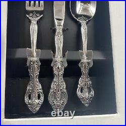 Oneida MICHELANGELO 20 piece set Service for of 4 Stainless Flatware NEW