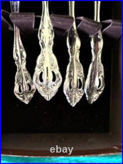 Oneida MICHELANGELO 4 Piece Hostess Set Cube Stainless Flatware New in Box