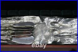 Oneida MICHELANGELO Cube Stainless Flatware Set 82 Piece with Chest