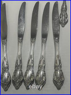 Oneida MONTE CARLO Deluxe Stainless Flatware Lot Of 50 Pieces