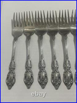Oneida MONTE CARLO Deluxe Stainless Flatware Lot Of 50 Pieces