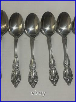 Oneida MONTE CARLO Deluxe Stainless Flatware Lot Of 50 Pieces