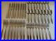 Oneida MOONCREST Stainless Lot of 40 Pcs Glossy Flatware Spoon Fork Knife