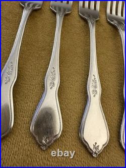 Oneida MORNING BLOSSOM (5) Dinner Fork 7 1/4 Stainless Flatware