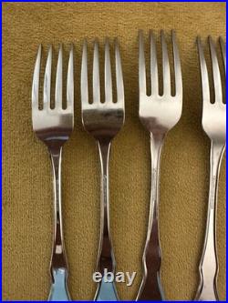 Oneida MORNING BLOSSOM (5) Dinner Fork 7 1/4 Stainless Flatware