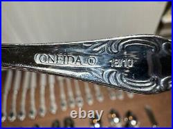 Oneida Mandolina 27-Pieces of Flatware 18/10 Stainless Steel