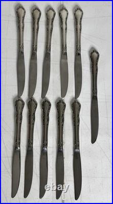 Oneida Mansion Hall Distinction Deluxe Stainless Flatware 67 Pc Set Wood Chest