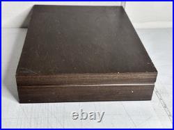 Oneida Mansion Hall Distinction Deluxe Stainless Flatware 67 Pc Set Wood Chest