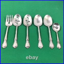 Oneida Mansion Hall Stainless Flatware Full Set Service for 12 +Hostess Complete