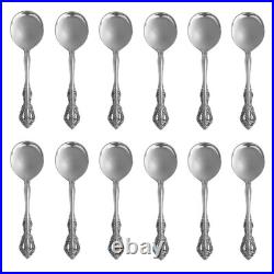 Oneida Michelangelo 18/10 Stainless Steel Round Bowl Soup Spoon (Set of Twelve)