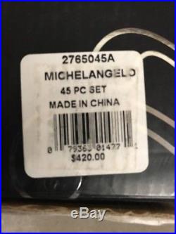 Oneida Michelangelo 45-Piece Flatware Set Service for 8 18/10 stainless steel