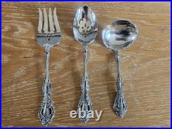 Oneida Michelangelo 52 piece Set Service for of 8 Oneida Stainless Flatware VTG