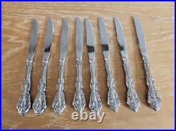 Oneida Michelangelo 52 piece Set Service for of 8 Oneida Stainless Flatware VTG
