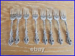 Oneida Michelangelo 52 piece Set Service for of 8 Oneida Stainless Flatware VTG