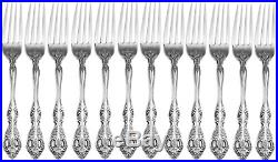 Oneida Michelangelo Fine Flatware Set, 18/10 Stainless, Set of 12 Dinner Forks