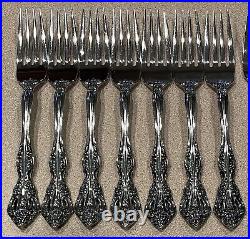Oneida Michelangelo Flatware Lot 40 PC Stainless MARKED ONEIDA CUBE Stainless
