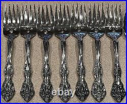 Oneida Michelangelo Flatware Lot 40 PC Stainless MARKED ONEIDA CUBE Stainless