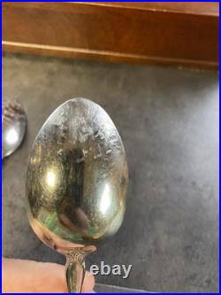 Oneida Michelangelo Heirloom Floral 69 Piece Set Flatware withWooden Chest