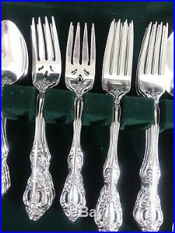 Oneida Michelangelo Stainless Flatware 42 Pc Set For 8 in Case Cube