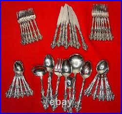 Oneida Michelangelo Stainless Flatware Silverware 46 Pieces