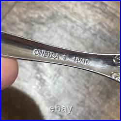 Oneida Michelangelo Stainless Steel Flatware Lot Set Of 38 Serving