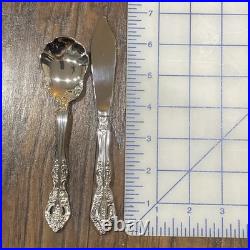 Oneida Michelangelo Stainless Steel Flatware Lot Set Of 38 Serving