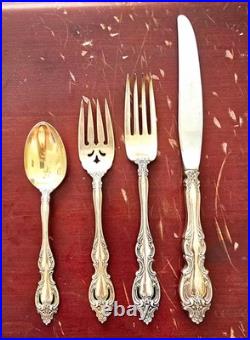 Oneida Michelangelo Sterling Silver 32 Pc Flatware Set Service For 8