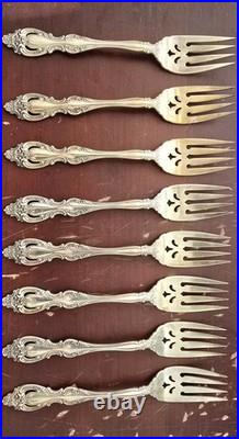 Oneida Michelangelo Sterling Silver 32 Pc Flatware Set Service For 8