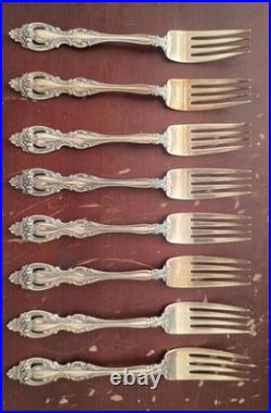 Oneida Michelangelo Sterling Silver 32 Pc Flatware Set Service For 8