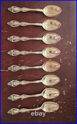 Oneida Michelangelo Sterling Silver 32 Pc Flatware Set Service For 8