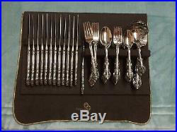 Oneida Michelangelo stainless cube USA flatware set of 67 pieces