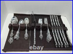 Oneida Michelangelo stainless flatware 41 pieces with cube mark