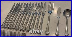 Oneida Midtowne Stainless Flatware 46 PC